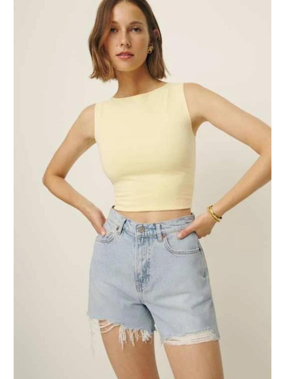 Reformation Jeans Wilder High Rise Relax Jean Shorts - Women's 33, NWT